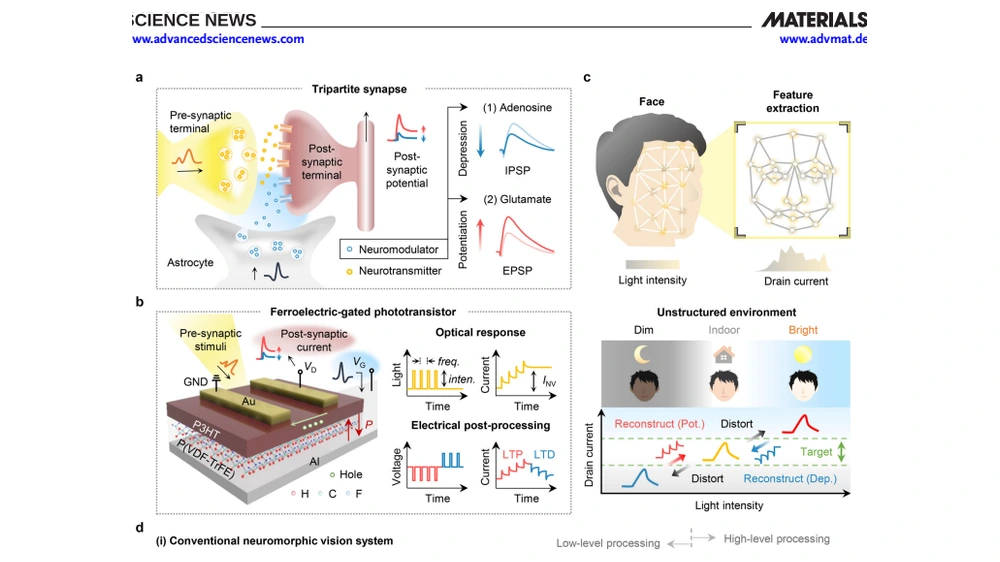 Revisiting Ferroelectric-Gated Phototransistors: A Tripartite Synapse-Inspired Approach to In-Sensor Image Processing — Advanced Materials 2026
